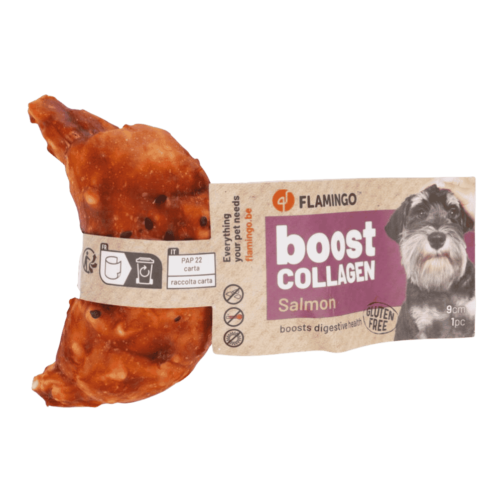 Flamingo Boost Croissant con Salmón y Colágeno al mejor precio -Todoanimal.es