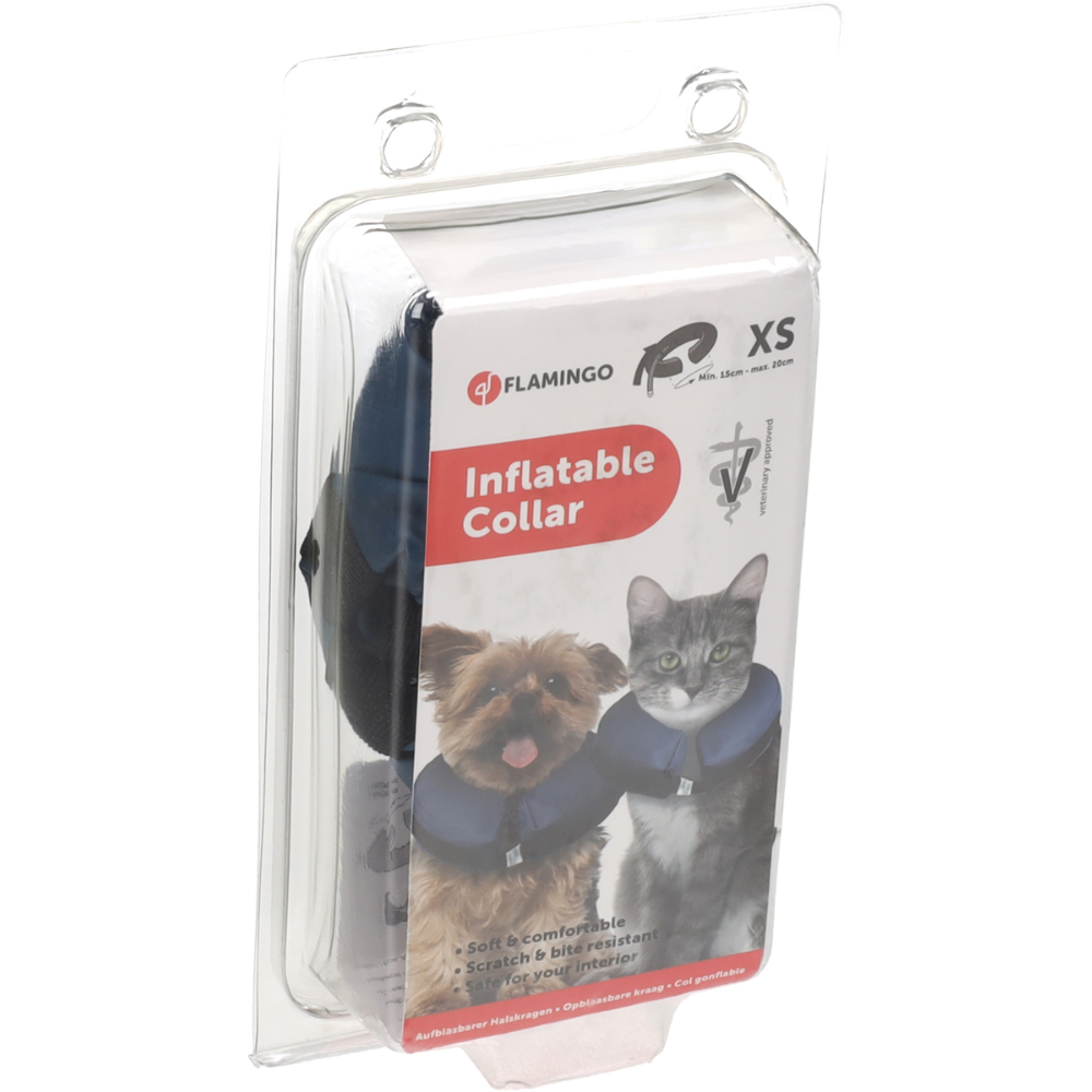 Flamingo Collar Inflable Perro al mejor precio -Todoanimal.es