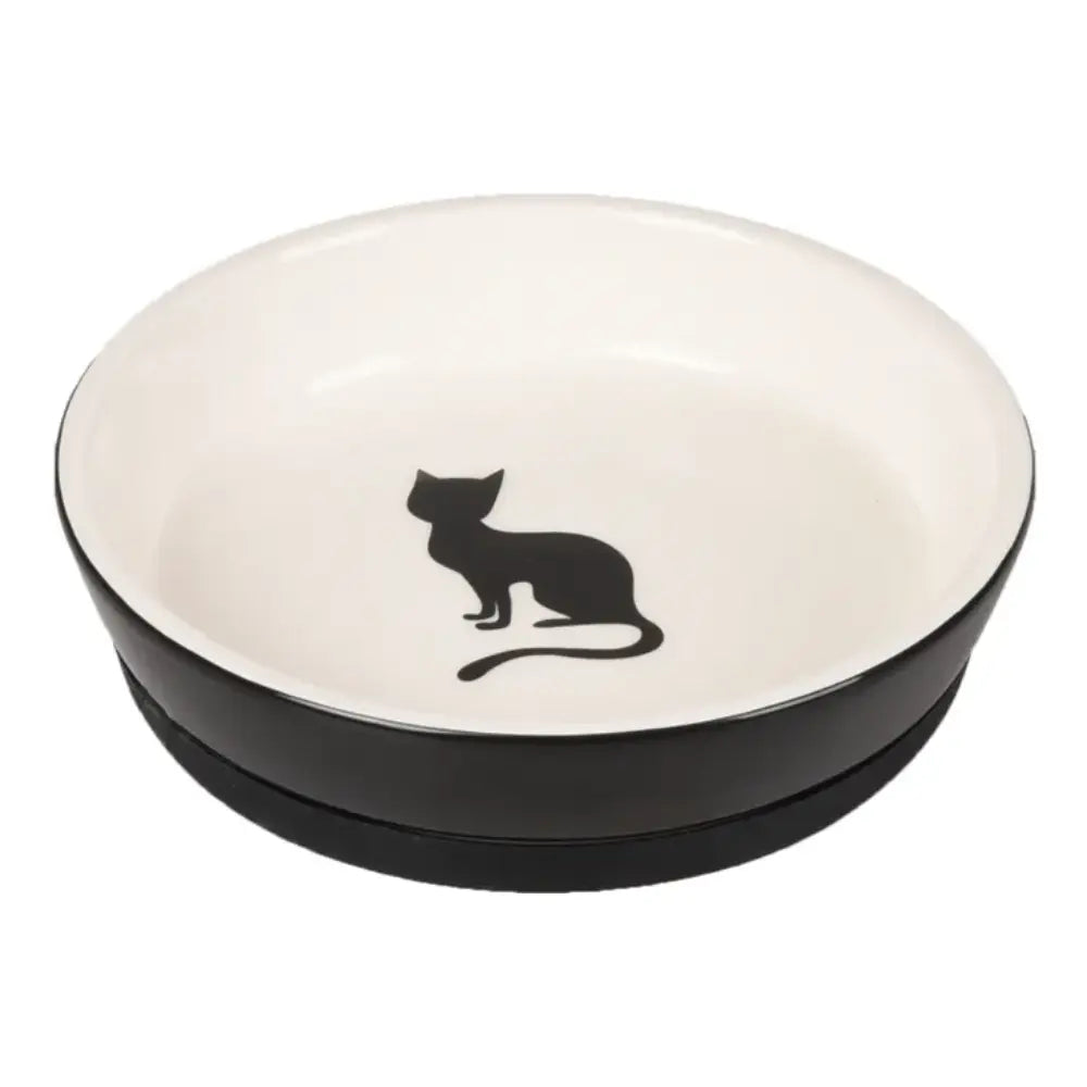 Flamingo Comedero Ceramica Gato Antideslizante 14 cm al mejor precio -Todoanimal.es