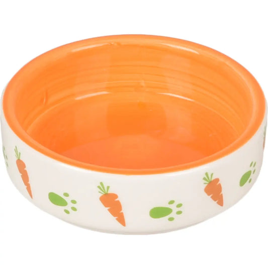 Flamingo Comedero Roedores Ceramica Iggy 70 ml Naranja al mejor precio -Todoanimal.es