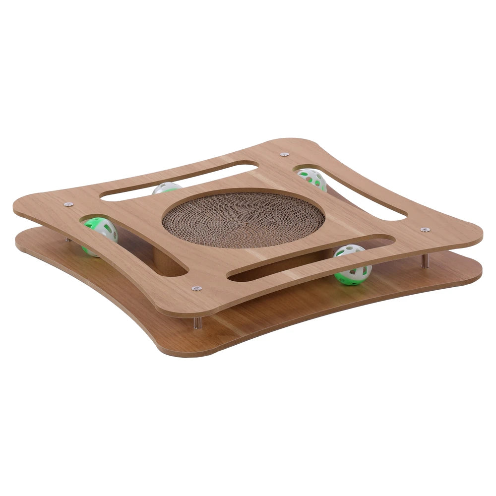 Flamingo Densi Juguete Rascador con Bola para Gatos 35x31,5x4,5cm al mejor precio -Todoanimal.es
