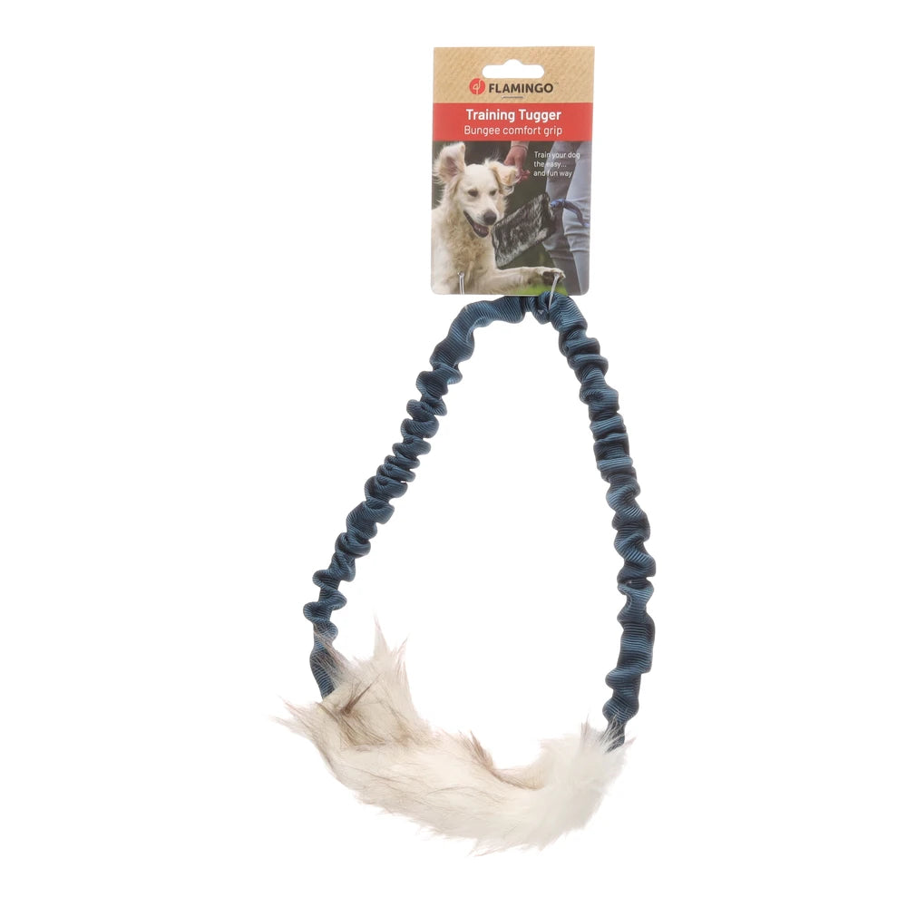 Flamingo Fauxtra Juguete Anillo Elástico Felpa Blanco para Perros 25x25x7cm al mejor precio -Todoanimal.es