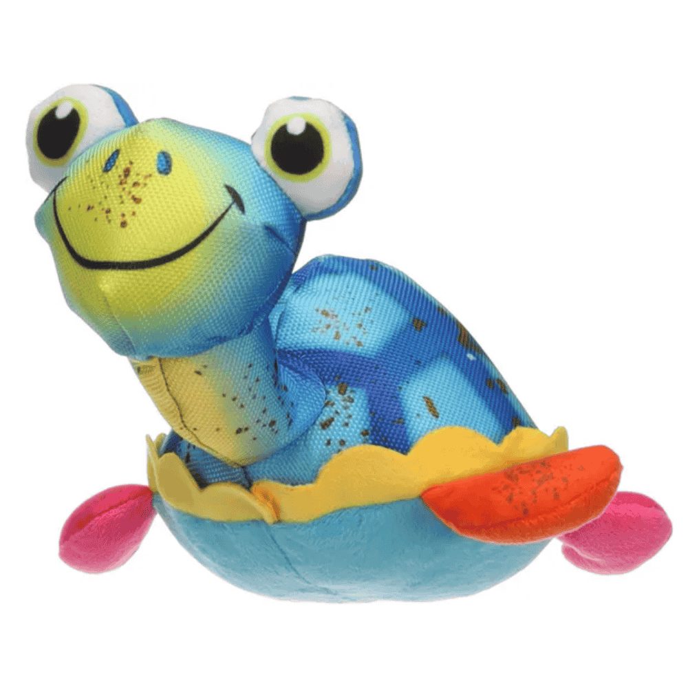 Flamingo Juguete Clora Tortuga Azul para Perros al mejor precio -Todoanimal.es