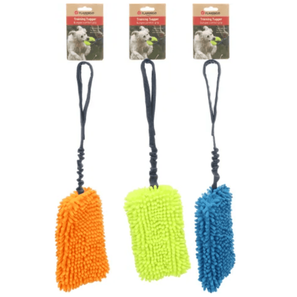 Flamingo Juguete Fauxtra Mordedor Elástico Mopa para Perros al mejor precio -Todoanimal.es