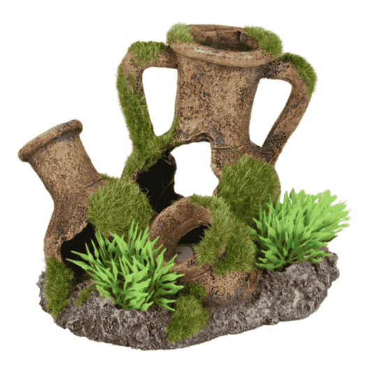 Flamingo Kozma Vasijas con Plantas Decoración para Acuarios al mejor precio -Todoanimal.es