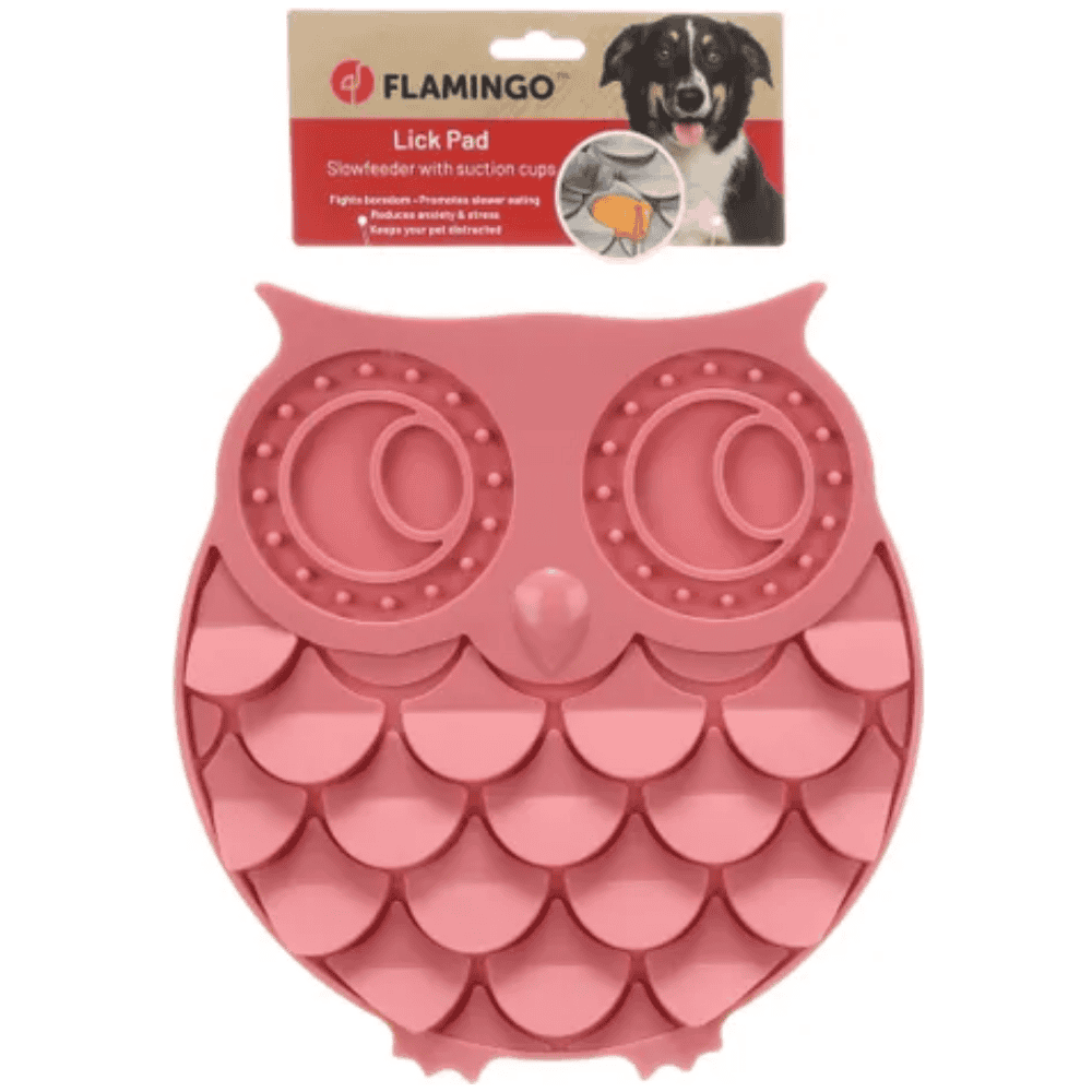 Flamingo Lick Pad Slow para Perros | Comedero Antivoracidad al mejor precio -Todoanimal.es