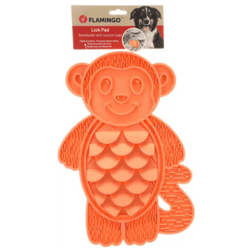Flamingo Lick Pad Slow para Perros | Comedero Antivoracidad al mejor precio -Todoanimal.es