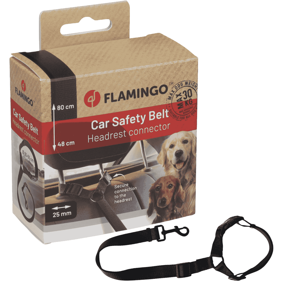 Flamingo Luigi Correa de Seguridad para Coche al mejor precio -Todoanimal.es
