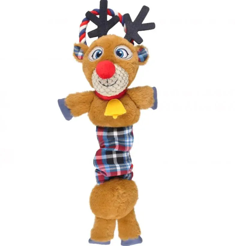 Flamingo Navidad Juguete Perro Reno+Bungee+Cuerda 44Cm - Precios Más Baratos - Todoanimal