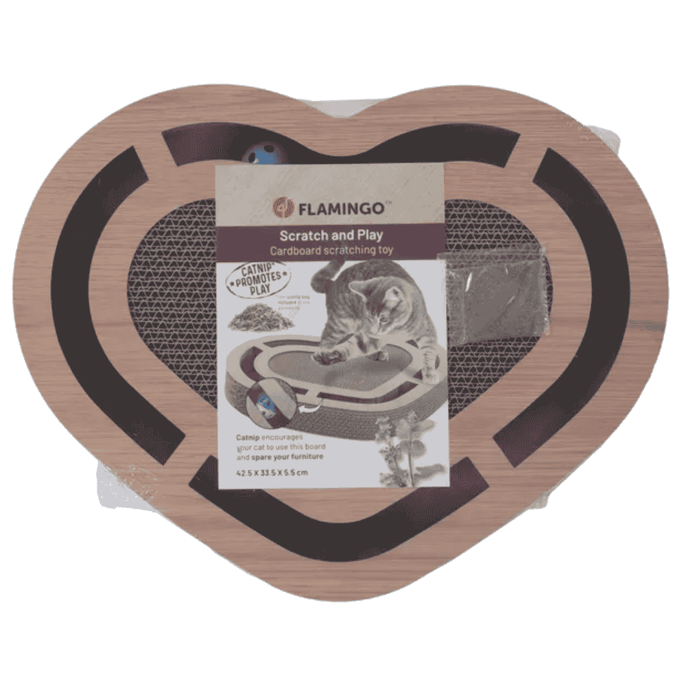 Flamingo Poro Juguete Rascador 42,5x33,5x5,5cm para Gatos al mejor precio -Todoanimal.es