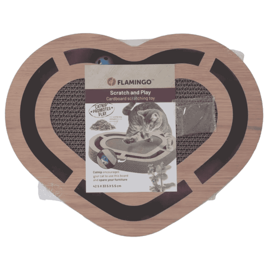Flamingo Poro Juguete Rascador 42,5x33,5x5,5cm para Gatos al mejor precio -Todoanimal.es