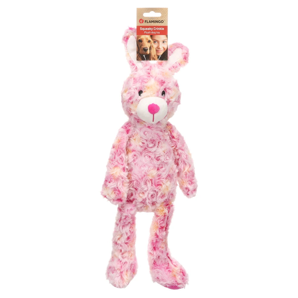 Flamingo Roza Conejo Rosa Juguete para Perros al mejor precio -Todoanimal.es