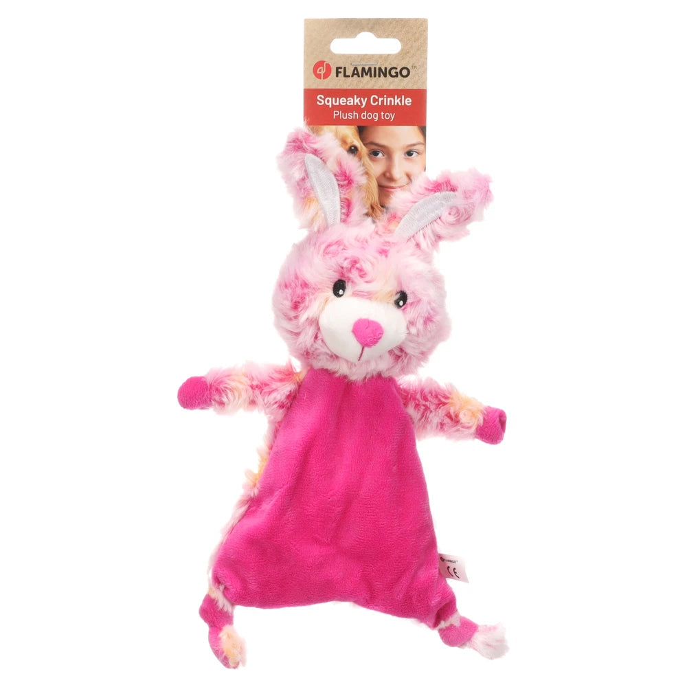 Flamingo Roza Conejo Rosa Juguete para Perros al mejor precio -Todoanimal.es
