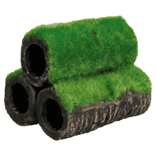 Flamingo Tubos con Musgo Decoración para Acuarios al mejor precio -Todoanimal.es