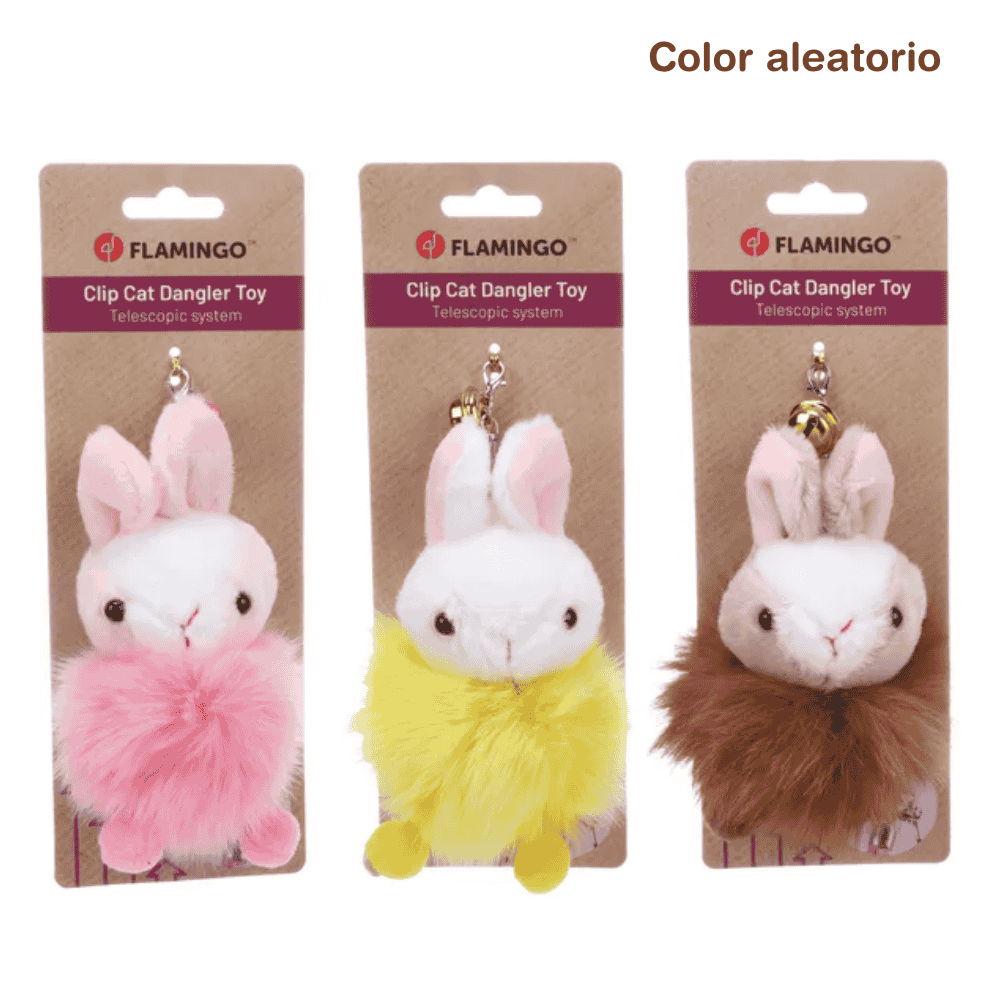 Flamingo Wiep Conejo para Vara Juguete para Gatos 1 ud al mejor precio -Todoanimal.es