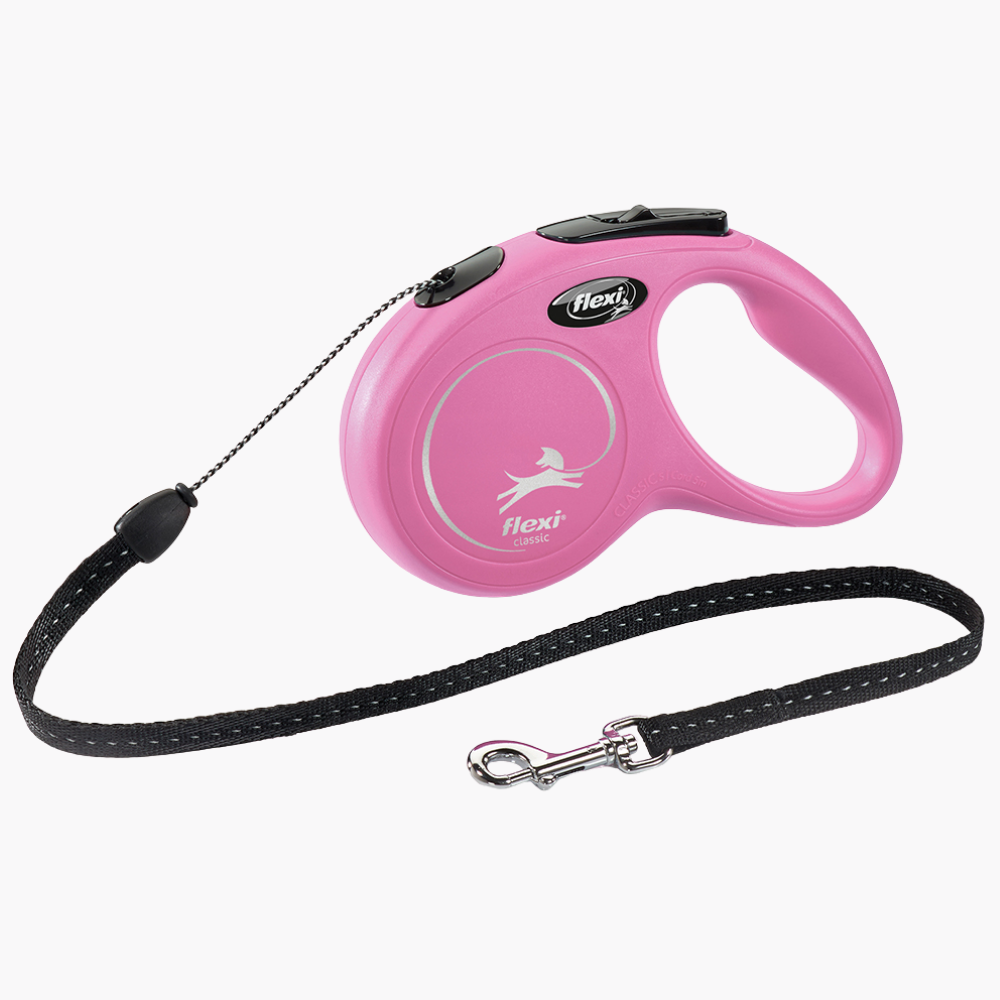 Flexi New Classic S Cordon 5M Rosa al mejor precio -Todoanimal.es
