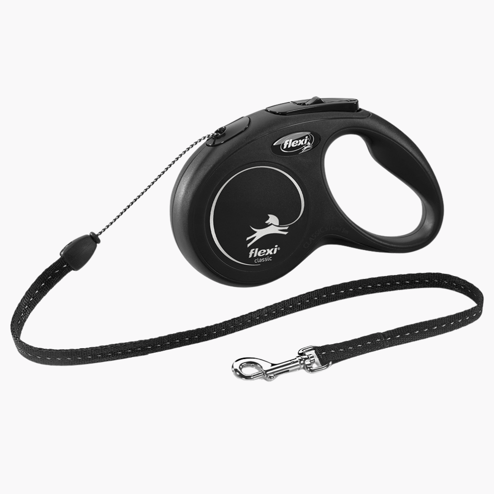 Flexi New Classic S Cordon 8M Negro al mejor precio -Todoanimal.es