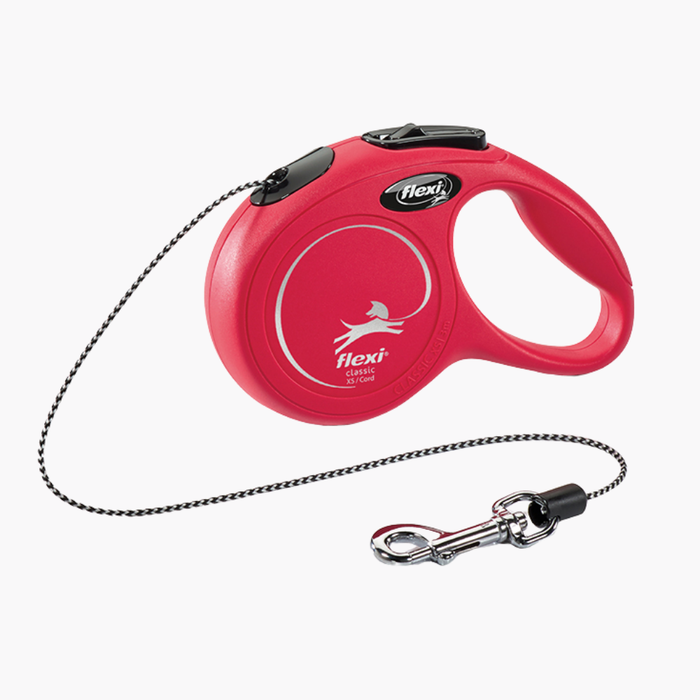 Flexi New Classic XS Cordon 3M Rojo al mejor precio -Todoanimal.es