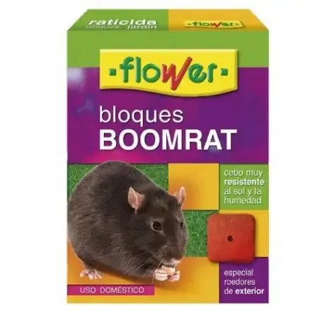 Flower Huerta Raticida Bloques 250Gr Brodifacoum Todoanimal.es