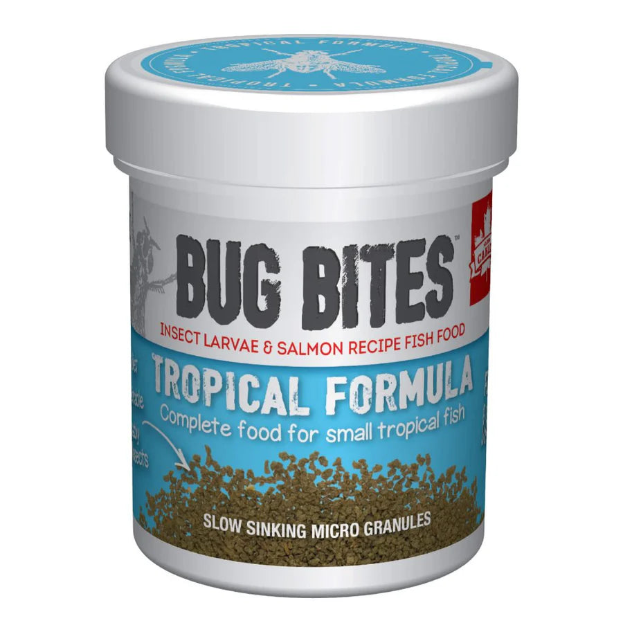 Fluval Bug Bites Larva Comida a Base de Insectos Gránulos al mejor precio -Todoanimal.es