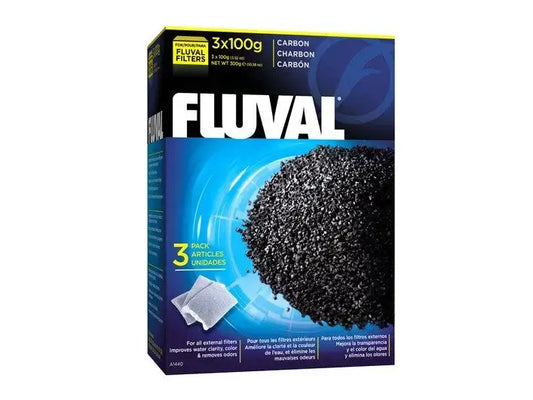 Fluval Carbón  300 Grs 3 X 100 FLUVAL