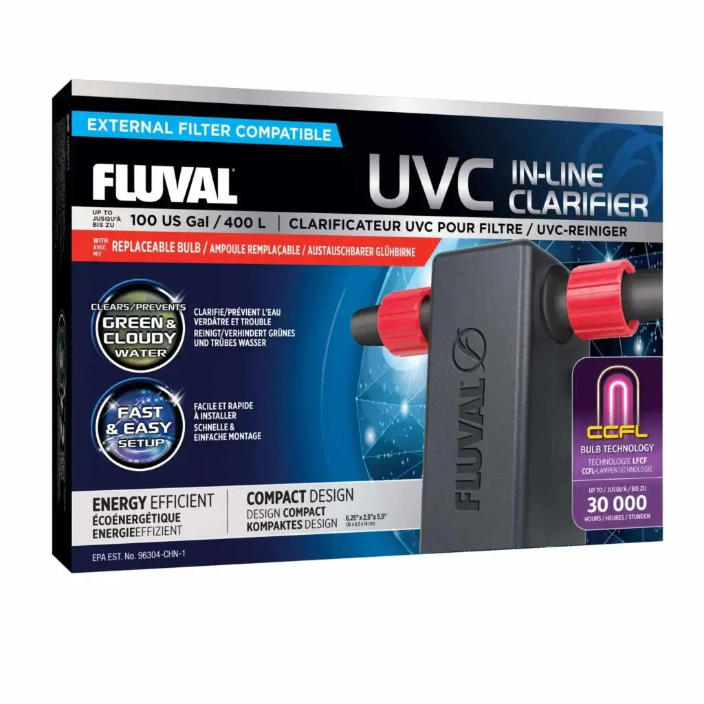 Fluval In-Line Uvc Clarificador UVC 3W para filtro Serie 07 al mejor precio -Todoanimal.es