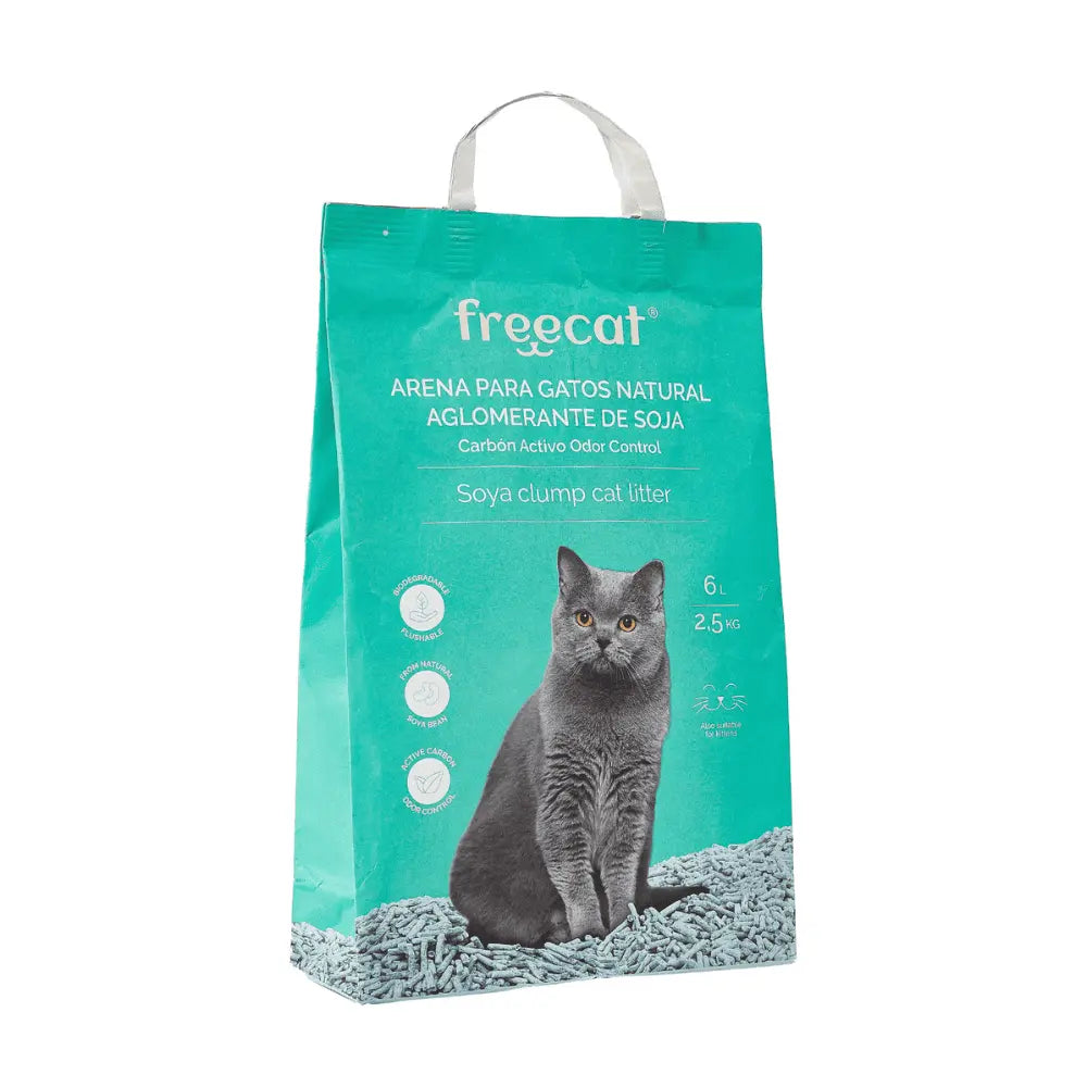 Freedog Arena Natural Aglomerante de Soja para Gatos al mejor precio -Todoanimal.es