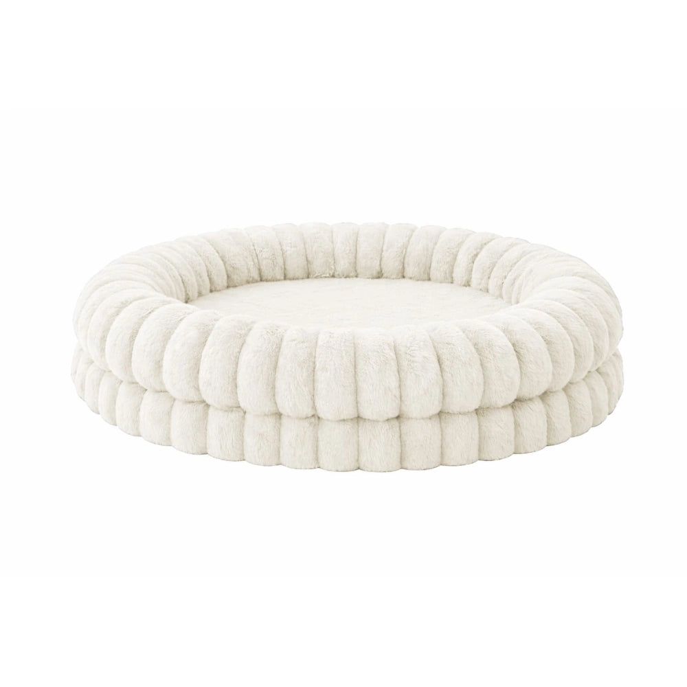 Freedog Cama Muffin Blanca para Gatos al mejor precio -Todoanimal.es