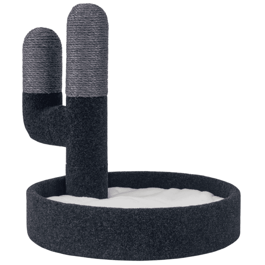 Freedog Rascador CactusNest GRIS 40x40x40cm con Diseño de Cactus para Gatos al mejor precio -Todoanimal.es