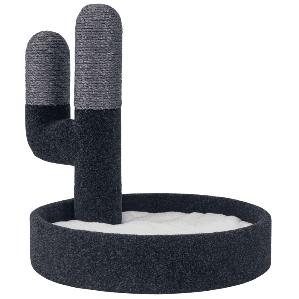 Freedog Rascador CactusNest GRIS 40x40x40cm con Diseño de Cactus para Gatos al mejor precio -Todoanimal.es
