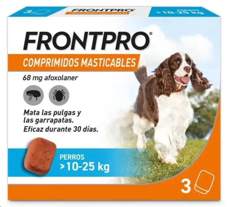 Frontpro Perros Comprimido Masticable 3Udes - Precios Más Baratos - Todoanimal