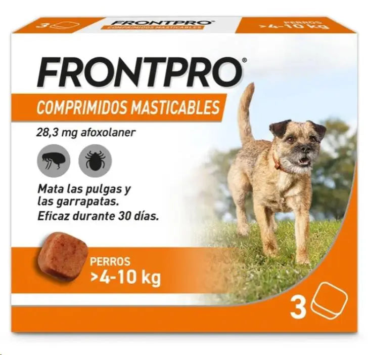 Frontpro Perros Comprimido Masticable 3Udes - Precios Más Baratos - Todoanimal