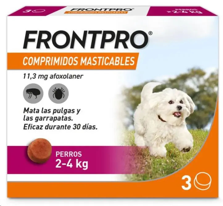 Frontpro Perros Comprimido Masticable 3Udes - Precios Más Baratos - Todoanimal