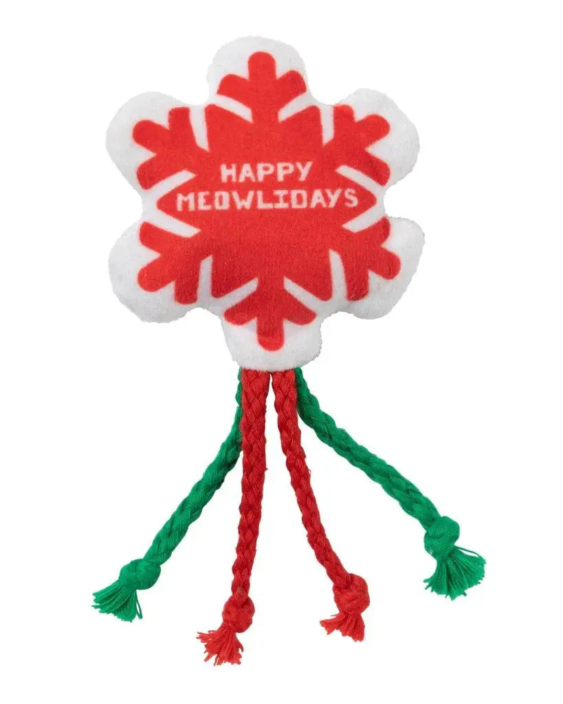 Fuzzyard Juguete Navidad Cat Happy Meowlidays Snowflake - Precios Más Baratos - Todoanimal