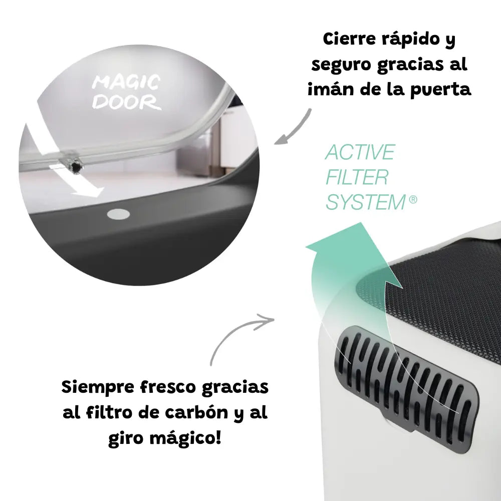 Gatera Eco con Asa 51X39,5X44,3 cm Rotho al mejor precio -Todoanimal.es