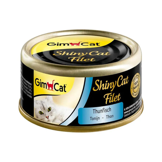 Gimcat Shiny Cat Filetes 70 g Lata Comida Húmeda para Gatos al mejor precio -Todoanimal.es