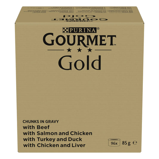 Gourmet Gold Bocaditos en Salsa Pack Surtido 96x85 g Comida Húmeda para Gatos al mejor precio -Todoanimal.es