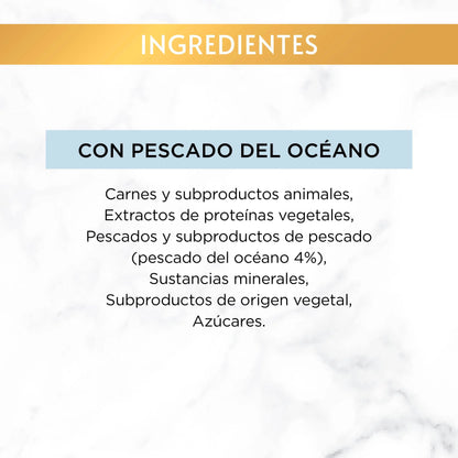 Gourmet Gold Delicias Pescado Oceánico 85 g al mejor precio -Todoanimal.es