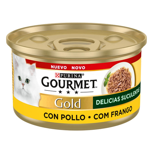 Gourmet Gold Delicias Pollo 85 g al mejor precio -Todoanimal.es