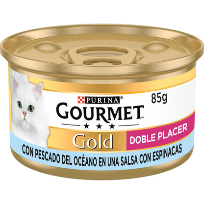 Gourmet Gold Doble Pescado 85 g al mejor precio -Todoanimal.es