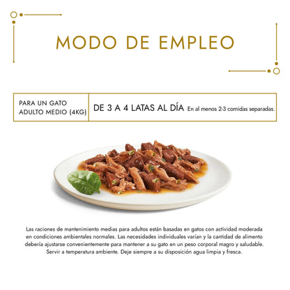 Gourmet Gold Doble Pescado 85 g al mejor precio -Todoanimal.es