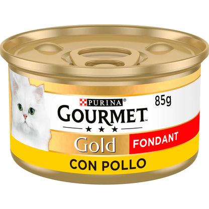Gourmet Gold Fondant Pollo 85 g al mejor precio -Todoanimal.es