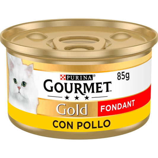 Gourmet Gold Fondant Pollo 85 g al mejor precio -Todoanimal.es
