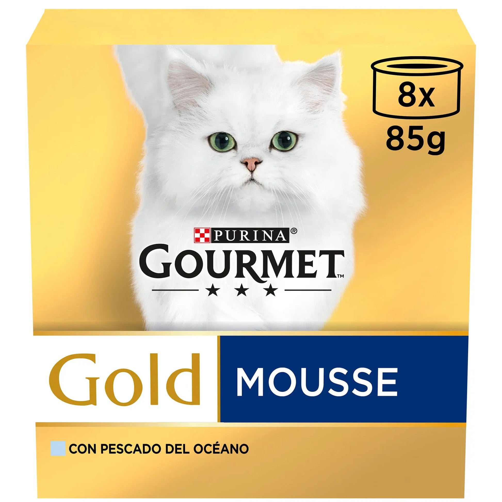 Gourmet Gold Mouse Pescado Oceánico Pack 8X85 g al mejor precio -Todoanimal.es