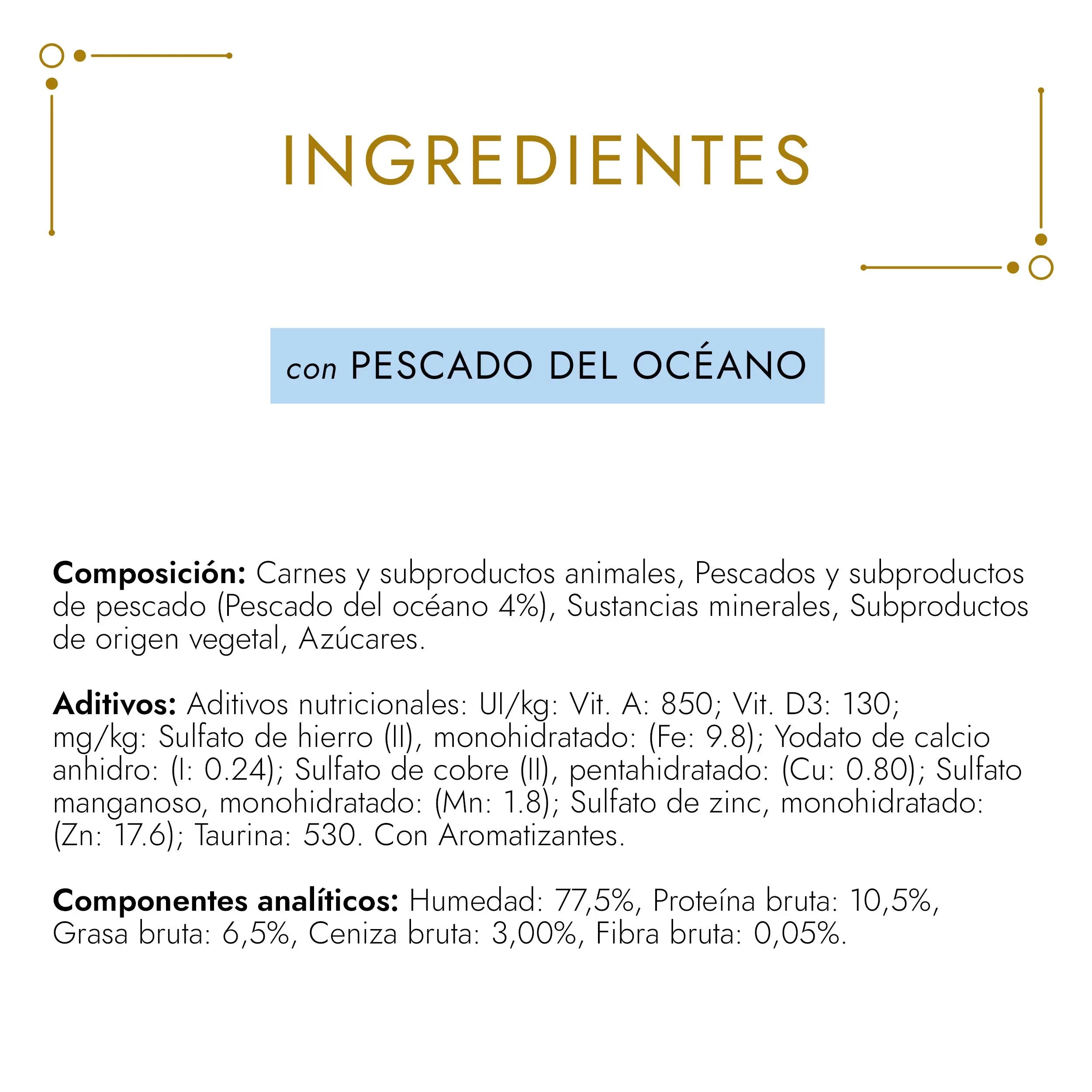 Gourmet Gold Mouse Pescado Oceánico Pack 8X85 g al mejor precio -Todoanimal.es