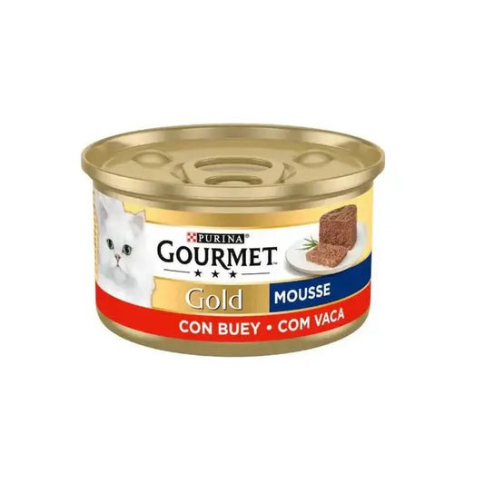 Gourmet Gold Mousse Buey 85G Todoanimal.es