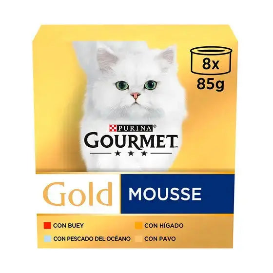 Gourmet Gold Mousse Pack Surtido 8X85G Todoanimal.es