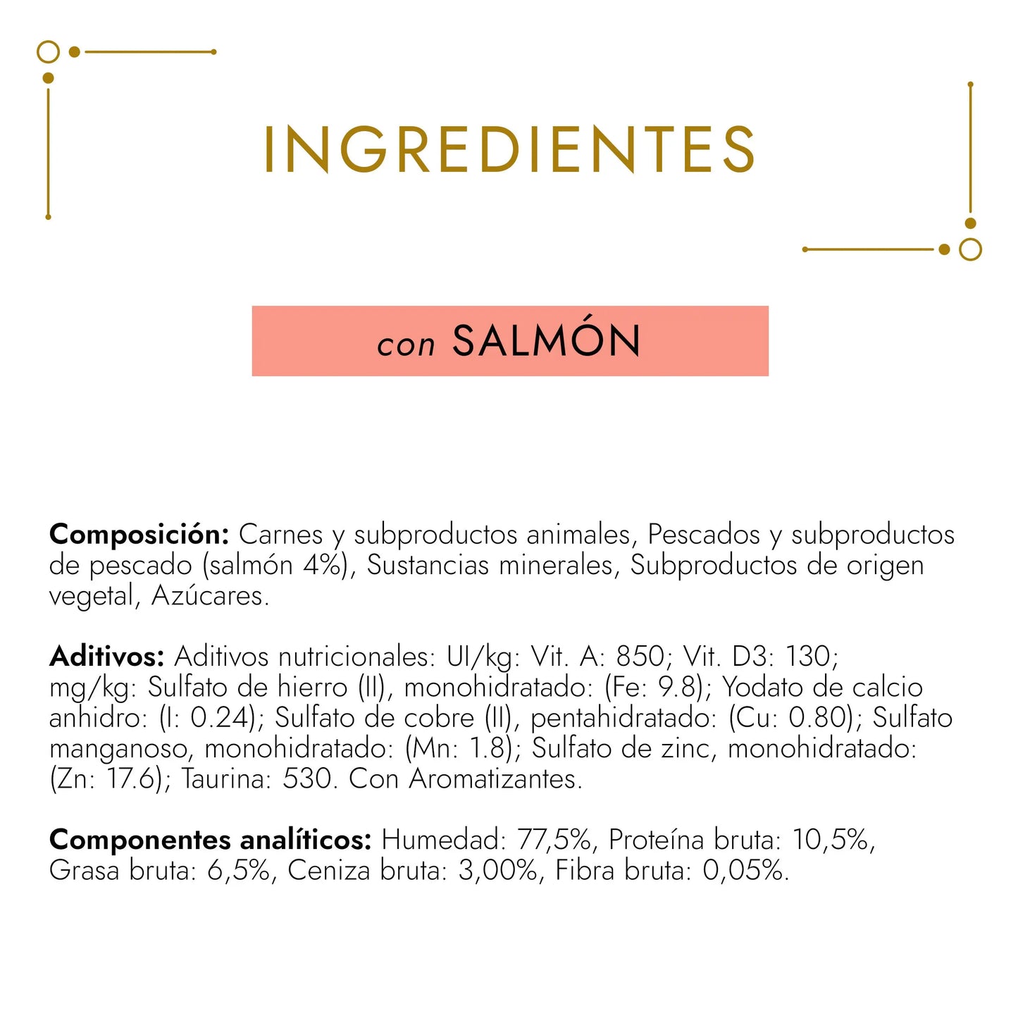 Gourmet Gold Mousse Salmón 85 g al mejor precio -Todoanimal.es