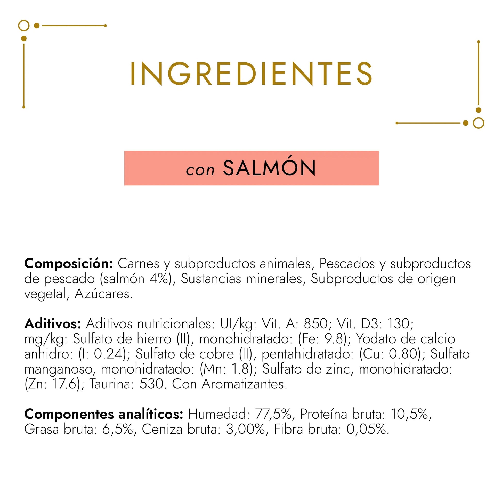 Gourmet Gold Mousse Salmón 85 g al mejor precio -Todoanimal.es