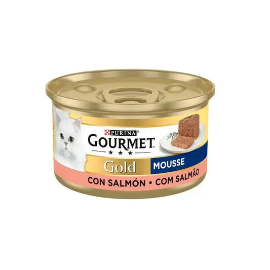 Gourmet Gold Mousse Salmón 85G Todoanimal.es